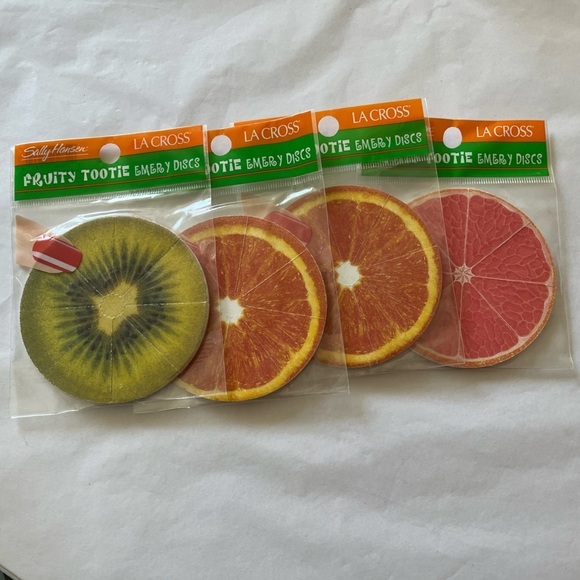 Lot of 4 - Sally Hansen La Cross Fruity Tootie Emery disc - Picture 3 of 5